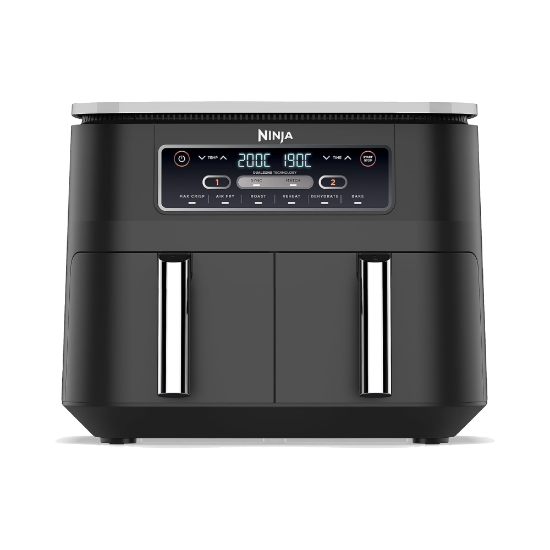 Cvrtnik na vroč zrak NINJA AF300EU Foodi Dual Zone, 2470W, 7,6 l, 2 košari, črn