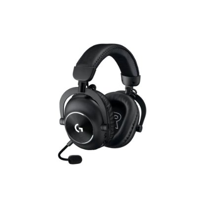 slušalke LOGITECH G PRO X 2 Lightspeed, 7.1, brezžične, črne, stalak