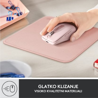 Podloga za miško, LOGITECH Studio, soft, roza