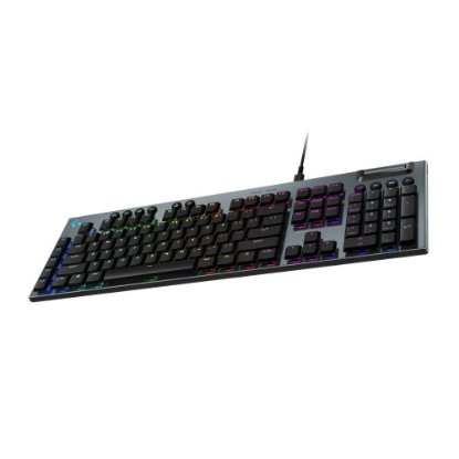 Tipkovnica LOGITECH Gaming G915 X Clicky, RGB, mehanička, US Layout, USB, črna