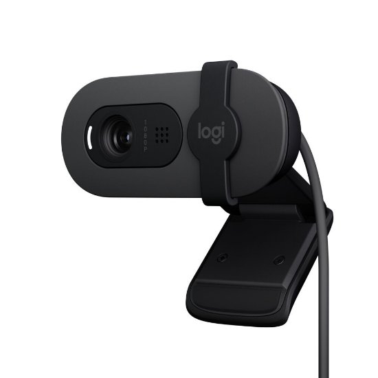 Web kamera LOGITECH Brio 100, črna