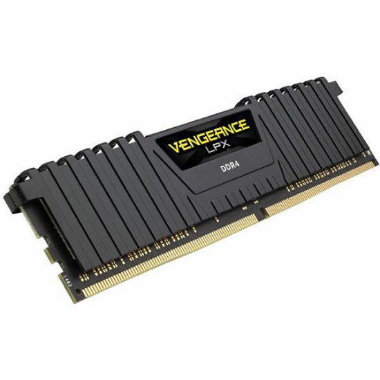 RAM pomnilnik PC-25600, 16GB, CORSAIR CMK16GX4M2B3200C16 Vengeance LPX Black, DDR4 3200Mhz, 2x8GB kit