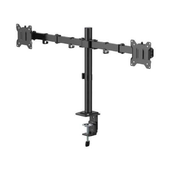 Nosilec za monitor SBOX LCD-352/2-3, namizni, do 32", za 2 monitorja, črn