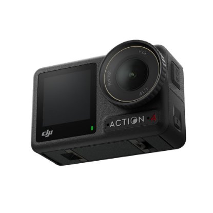 Športna digitalna kamera DJI Osmo Action 4 Adventure Combo, 4K120, 12 Mpixela + HDR, Touchscreen, Voice Control, WiFi, BT
