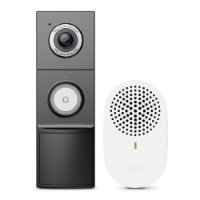 Pametno brezžično zvonjenje TP-LINK Tapo D235, 2K, WiFi, baterijsko, črno