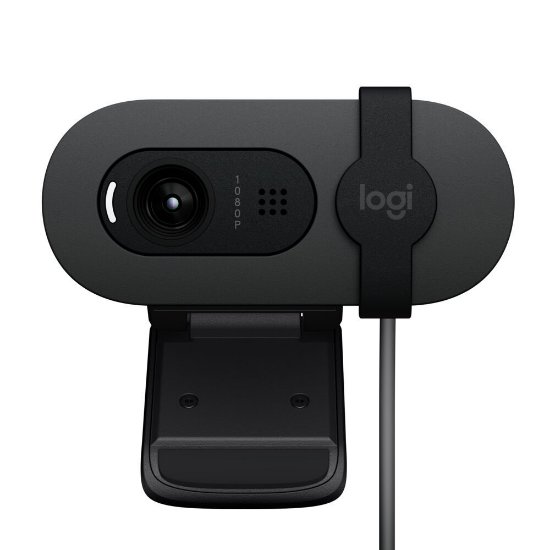 Web kamera LOGITECH Brio 100, črna
