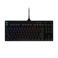 Tipkovnica LOGITECH G Pro TKL, GX Blue, mehančna, RGB, črna, USB