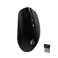 Miška LOGITECH Gaming G305 Lightspeed, brezžična, optična, 12000dpi, črna, USB