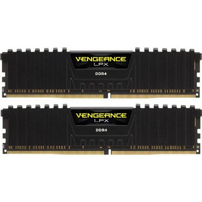 RAM pomnilnik PC-25600, 16GB, CORSAIR CMK16GX4M2B3200C16 Vengeance LPX Black, DDR4 3200Mhz, 2x8GB kit