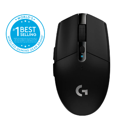 Miška LOGITECH Gaming G305 Lightspeed, brezžična, optična, 12000dpi, črna, USB