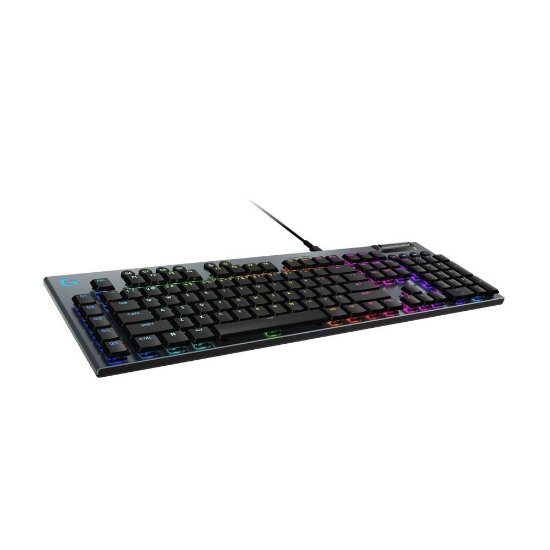 Tipkovnica LOGITECH Gaming G915 X Clicky, RGB, mehanička, US Layout, USB, črna