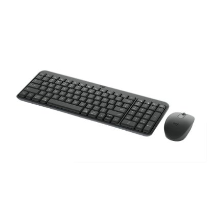 Tipkovnica + miška LOGITECH MK250 Compact Bluetooth komplet, brezžična, črna