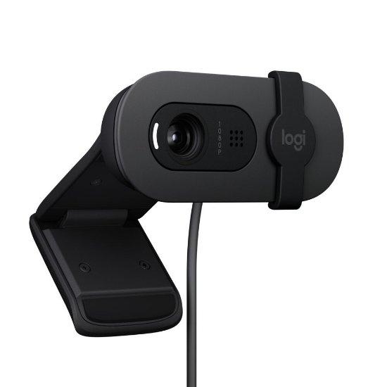 Web kamera LOGITECH Brio 100, črna