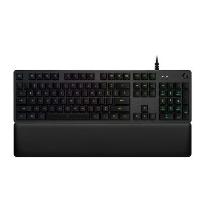 Tipkovnica LOGITECH Gaming G513 Carbon, RGB, mehanička, GX Brown Tactile, US layout, črna
