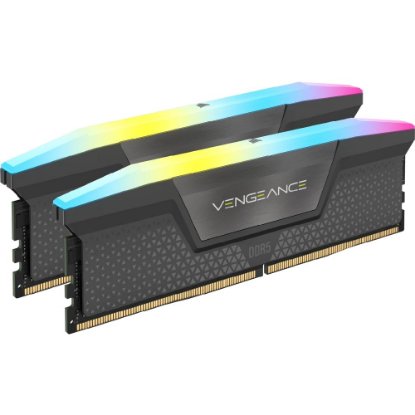 RAM pomnilnik PC-51200 64GB, CORSAIR Vengeance RGB, CMH64GX5M2B6400C32, DDR5 6400MHz, kit 2x32GB