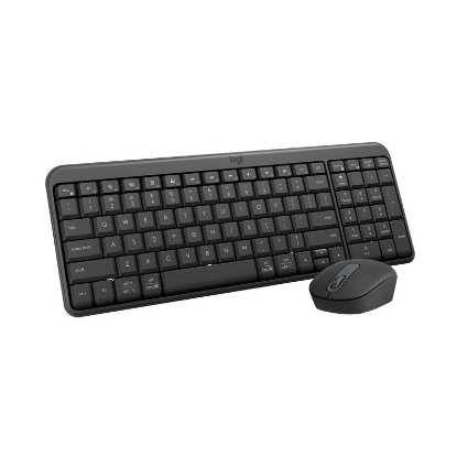 Tipkovnica + miška LOGITECH MK250 Compact Bluetooth komplet, brezžična, črna