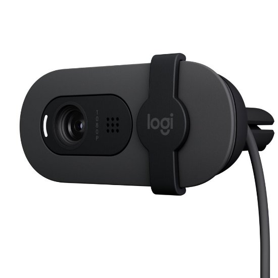 Web kamera LOGITECH Brio 100, črna