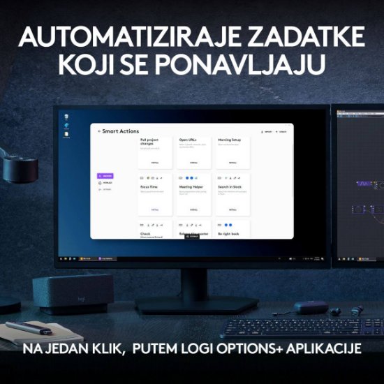 Tipkovnica LOGITECH MX Keys S, brezžična, Bluetooth, črna