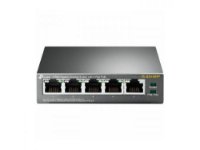 Stikalo TP-LINK TL-SG1005P, 5×RJ45 10/100/1000, 4×PoE, kovinsko
