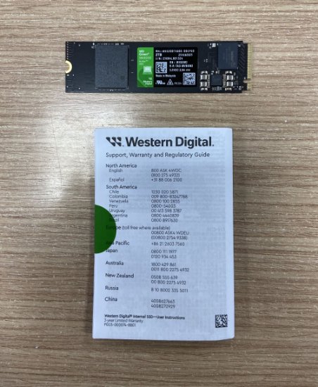 OPEN BOX - SSD 2TB WESTERN DIGITAL Green SN3000, WDS200T4G0E, M.2 NVMe, 5000/4200 MB/s