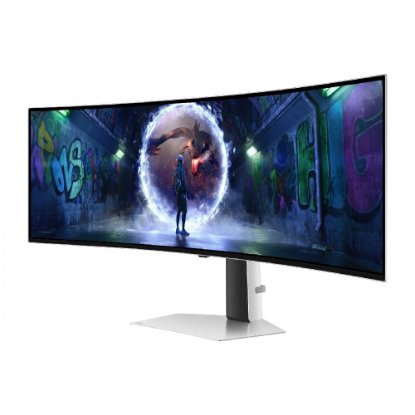 Premium monitor 49" SAMSUNG Odyssey G9 G93SD LS49DG934SUXEN, 5K DQHD, OLED, 240Hz, 1ms, 250cd/m2, G-Sync, FreeSync, zakrivljeni, srebrni