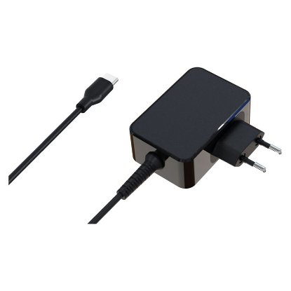 Polnilec za prenosni računalnik LC POWER LC-NB-GAN-45-C, USB-C, 45W, univerzalni