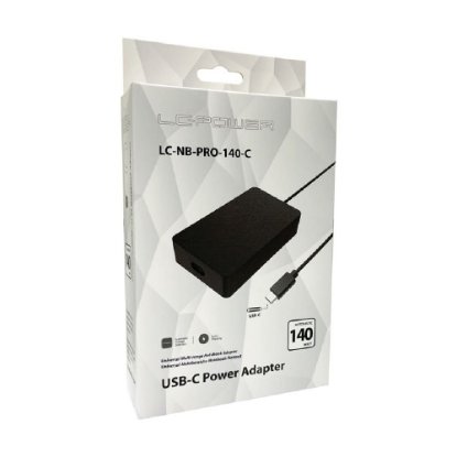 Polnilec za prenosni računalnik LC POWER LC-NB-PRO-140-C, USB-C, 140W, univerzalni