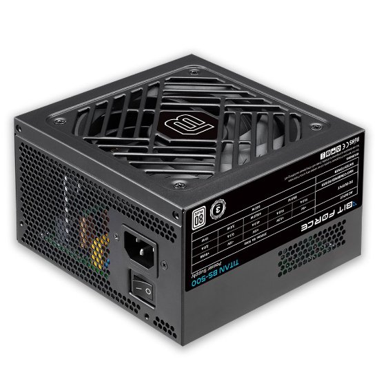 Napajanje 500W, BIT FORCE Titan BS-500, 120mm vent., 80+ Titanium, modularno