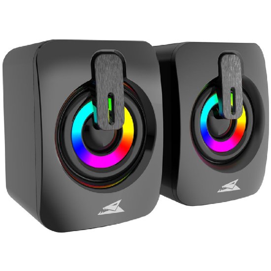 Zvočnici BARACUDA Seashell BGSP-011, RGB, črni