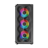 Ohišje BIT FORCE PALADIN CF-4, MIDI, ATX, RGB, črno, window, bez napajalnika