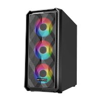Ohišje BIT FORCE PALADIN CF-4, MIDI, ATX, RGB, črno, window, bez napajalnika