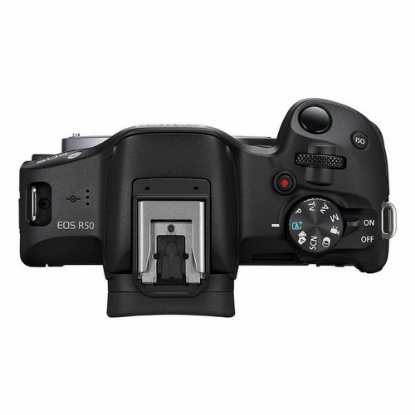 Digitalni fotoaparat CANON EOS R50 + RF-S 18-45mm f/4.5-6.3 IS STM, 24,2 Mp, 4K Ultra HD, črni