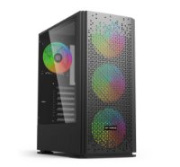 Ohišje BIT FORCE ORION CF-4, MIDI, ATX, window, črno, bez napajalnika