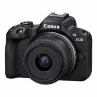 Digitalni fotoaparat CANON EOS R50 + RF-S 18-45mm f/4.5-6.3 IS STM, 24,2 Mp, 4K Ultra HD, črni