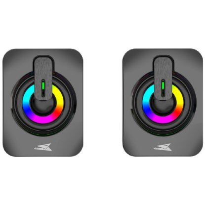 Zvočnici BARACUDA Seashell BGSP-011, RGB, črni