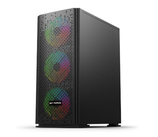 Ohišje BIT FORCE ORION CF-4, MIDI, ATX, window, črno, bez napajalnika