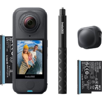 Športna digitalna kamera INSTA360 X4 Air, 8K, črna, Starter Bundle