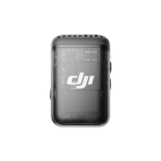 Mikrofon DJI Mic 2 (2 TX + 1 RX + Charging Case), brezžični, črn