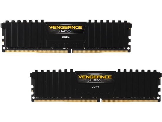 RAM pomnilnik PC4-25600, 16GB, CORSAIR Vengeance LPX CMK16GX4M2E3200C16, DDR4 3200MHz, 2x8GB kit