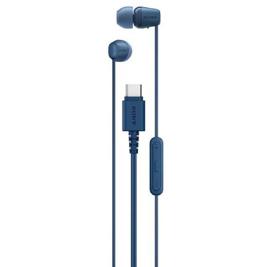 Slušalice SONY IER-EX15C, in-ear, USB-C, plave