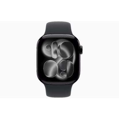 Pametni sat APPLE Watch S11 GPS, 42mm Silver Alu Case with Black Sport Band - M/L