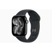 Pametni sat APPLE Watch S11 GPS, 42mm Silver Alu Case with Black Sport Band - M/L