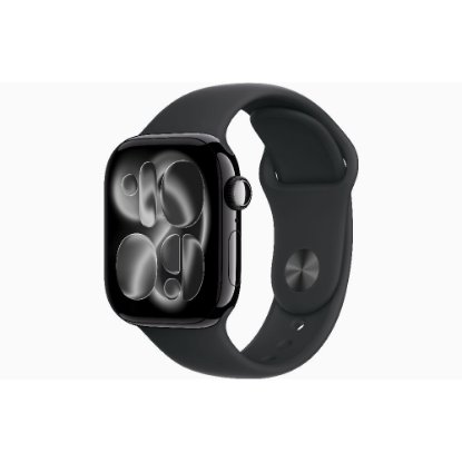 Pametni sat APPLE Watch S11 GPS, 42mm Silver Alu Case with Black Sport Band - M/L