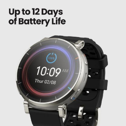 Pametni sat AMAZFIT Active 3 Premium, 1.32" Amoled, pametne obavijesti, bijeli