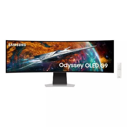 Monitor 49" SAMSUNG G9 LS49CG950SUXDU, 5120x1440, OLED, 240Hz, 1ms, 250cd/m2, G-Sync, FreeSync, ukrivljen, zvočnici, sivi