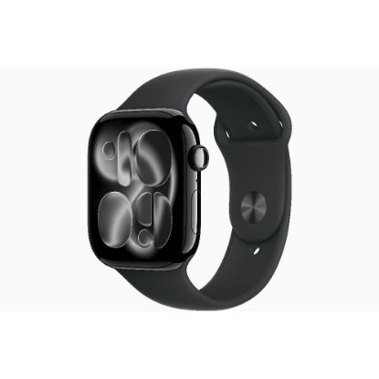 Pametni sat APPLE Watch S11 GPS, 46 mm, Jet Black Alu Case with Black Sport Band - M/L