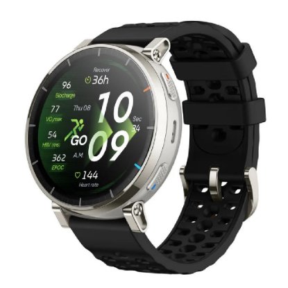 Pametni sat AMAZFIT Active 3 Premium, 1.32" Amoled, pametne obavijesti, sivi