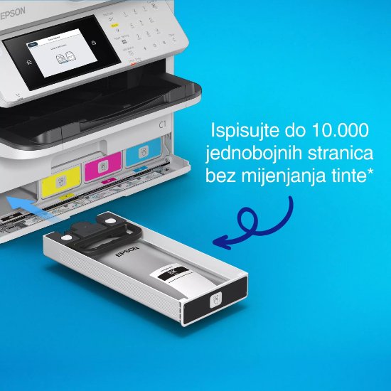 Multifunkcijski Tiskalnik EPSON WorkForce Pro WF-C5890DWF, print/scan/copy/fax, 4800 dpi, USB, G-LAN, WiFi