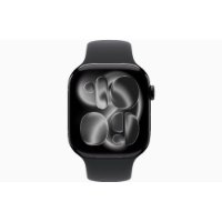 Pametni sat APPLE Watch S11 GPS, 46 mm, Jet Black Alu Case with Black Sport Band - M/L