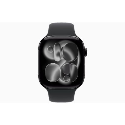 Pametni sat APPLE Watch S11 GPS, 46 mm, Jet Black Alu Case with Black Sport Band - M/L
